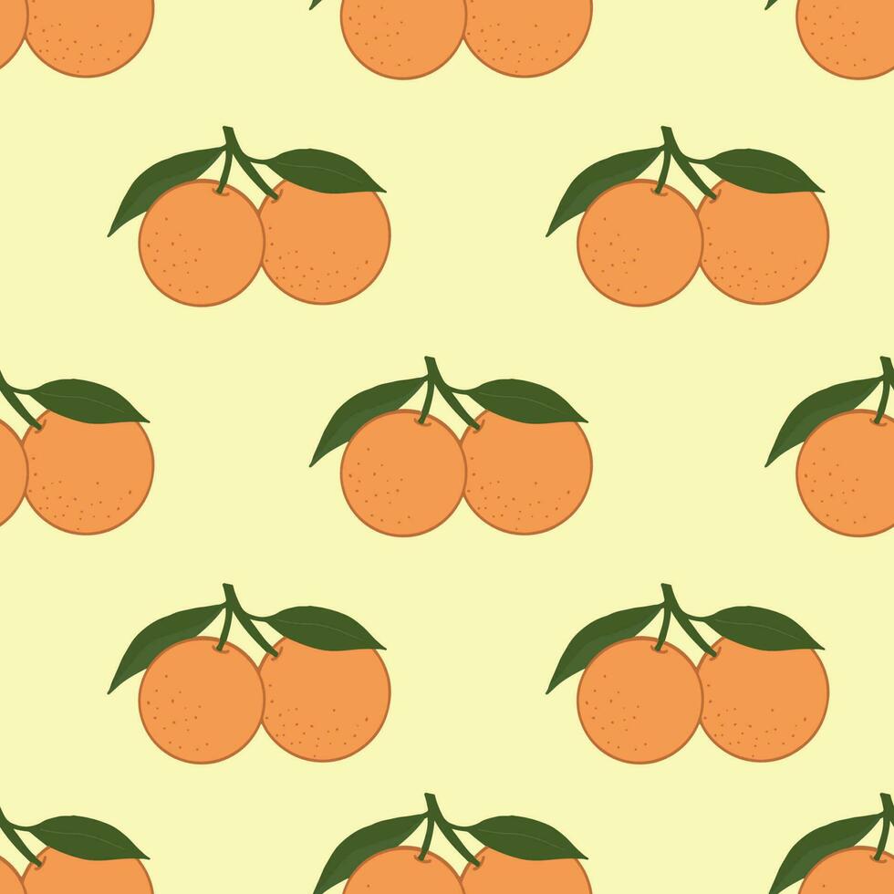 Orange seamless patterns. Cool abstract and fruit design concept. For fashion fabrics, kids clothes, home decor, quilting, T-shirts, cards and templates, scrapbook and other digital needs vector