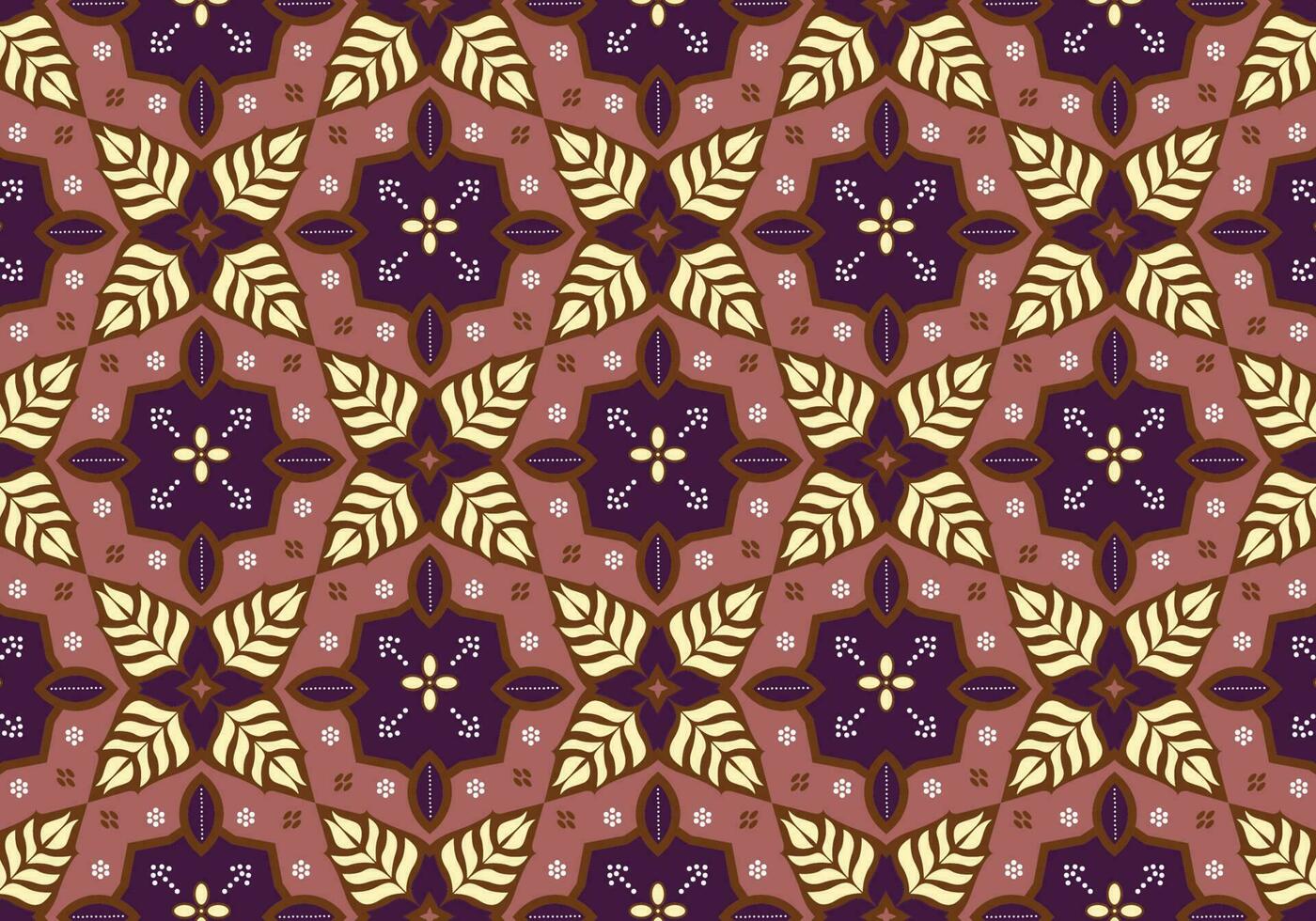 Batik Indonesian is a technique of wax-resist dyeing applied to whole cloth, or cloth made using this technique originated from Indonesia. Batik is made either by drawing dots and lines vector