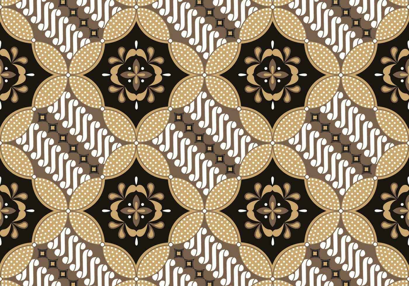 Batik Indonesian is a technique of wax-resist dyeing applied to whole cloth, or cloth made using this technique originated from Indonesia. Batik is made either by drawing dots and lines vector