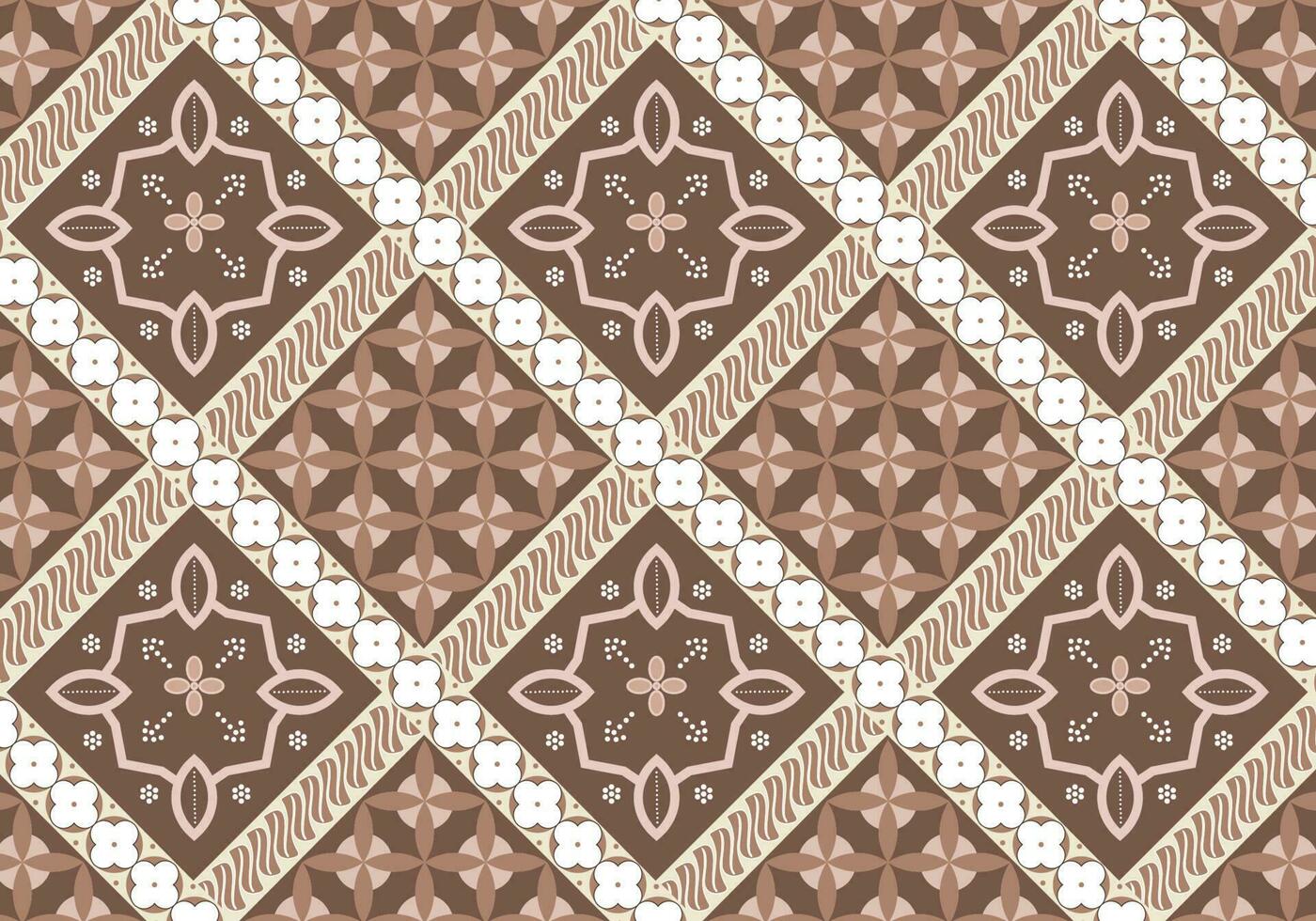 Batik Indonesian is a technique of wax-resist dyeing applied to whole cloth, or cloth made using this technique originated from Indonesia. Batik is made either by drawing dots and lines vector
