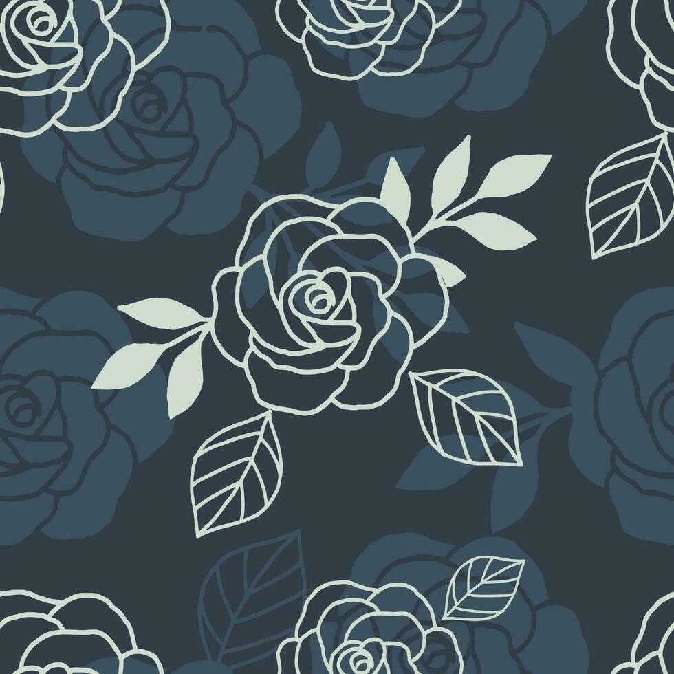 Floral seamless patterns. Cool abstract and flower design. For fashion fabrics, kids clothes, home decor, quilting, T-shirts, cards and templates, scrapbook and other digital needs vector