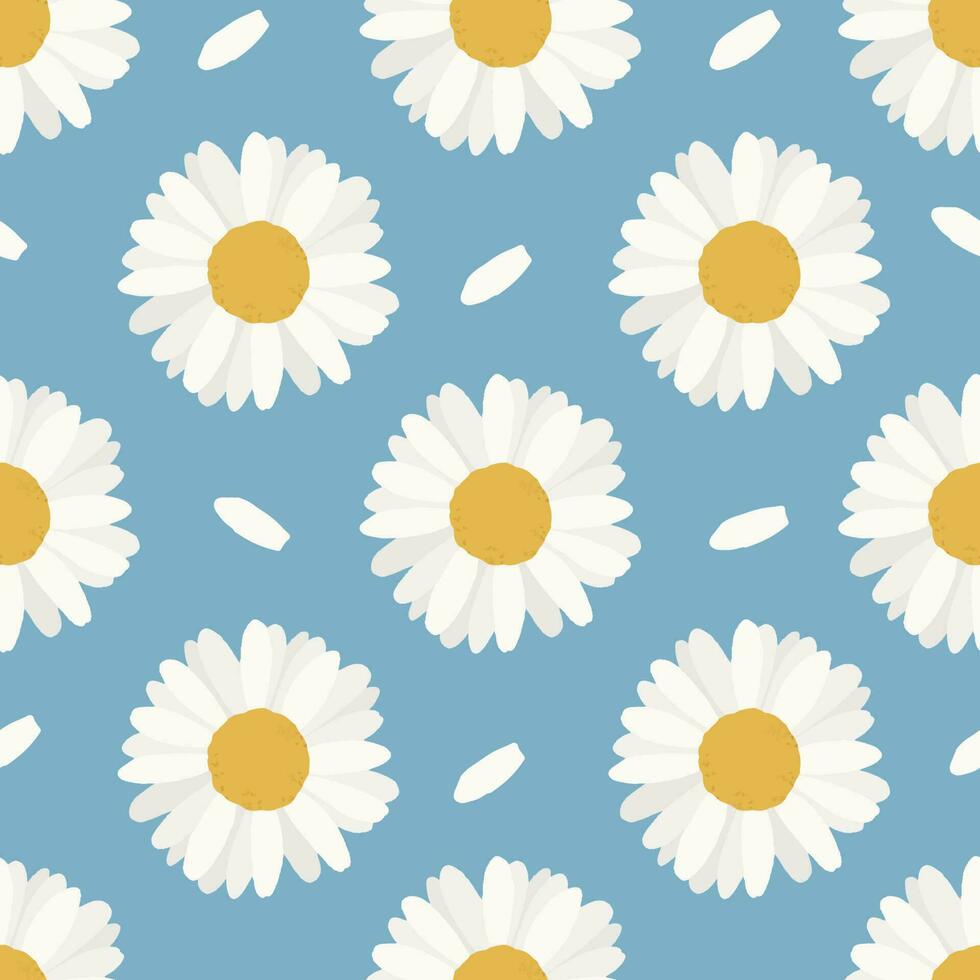 Flower seamless patterns. Cool abstract and floral design. For fashion fabrics, kids clothes, home decor, quilting, T-shirts, cards and templates, scrapbook and other digital needs vector