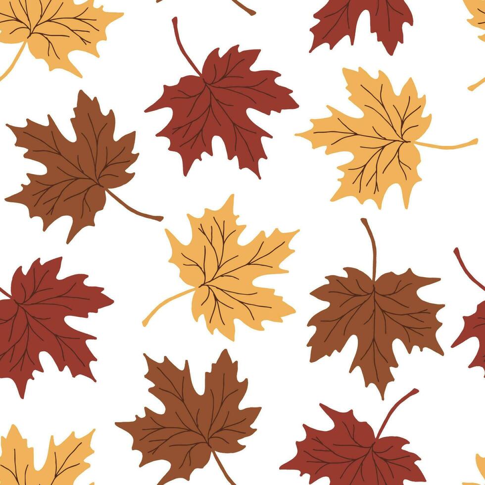 Trendy seamless patterns. Cool abstract and autumn design. For fashion fabrics, kids clothes, home decor, quilting, T-shirts, cards and templates, scrapbook and other digital needs vector