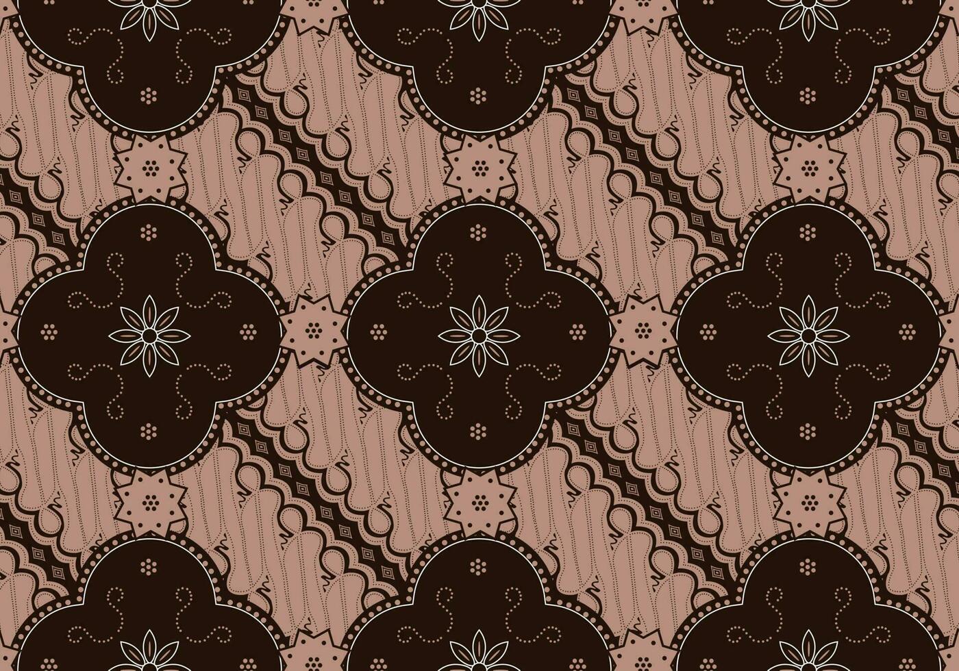 Batik Pattern Indonesian is a technique of wax-resist dyeing applied to whole cloth, or cloth made using this technique originated from Indonesia. Batik is made either by drawing dots and lines vector