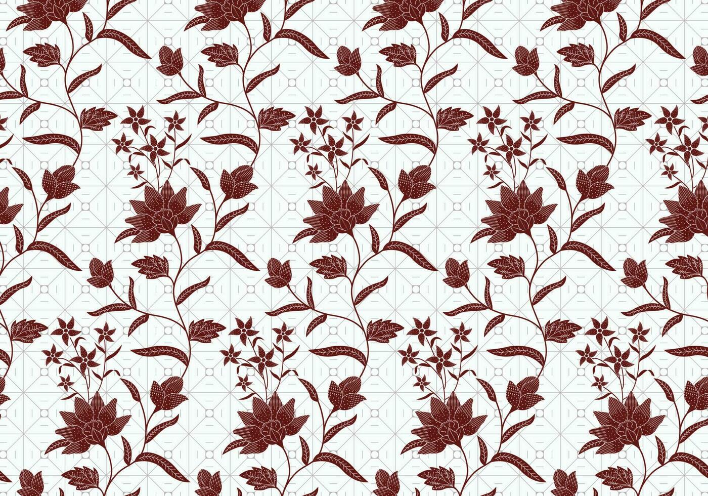 Batik Indonesian is a technique of wax-resist dyeing applied to whole cloth, or cloth made using this technique originated from Indonesia. Batik is made either by drawing dots and lines vector