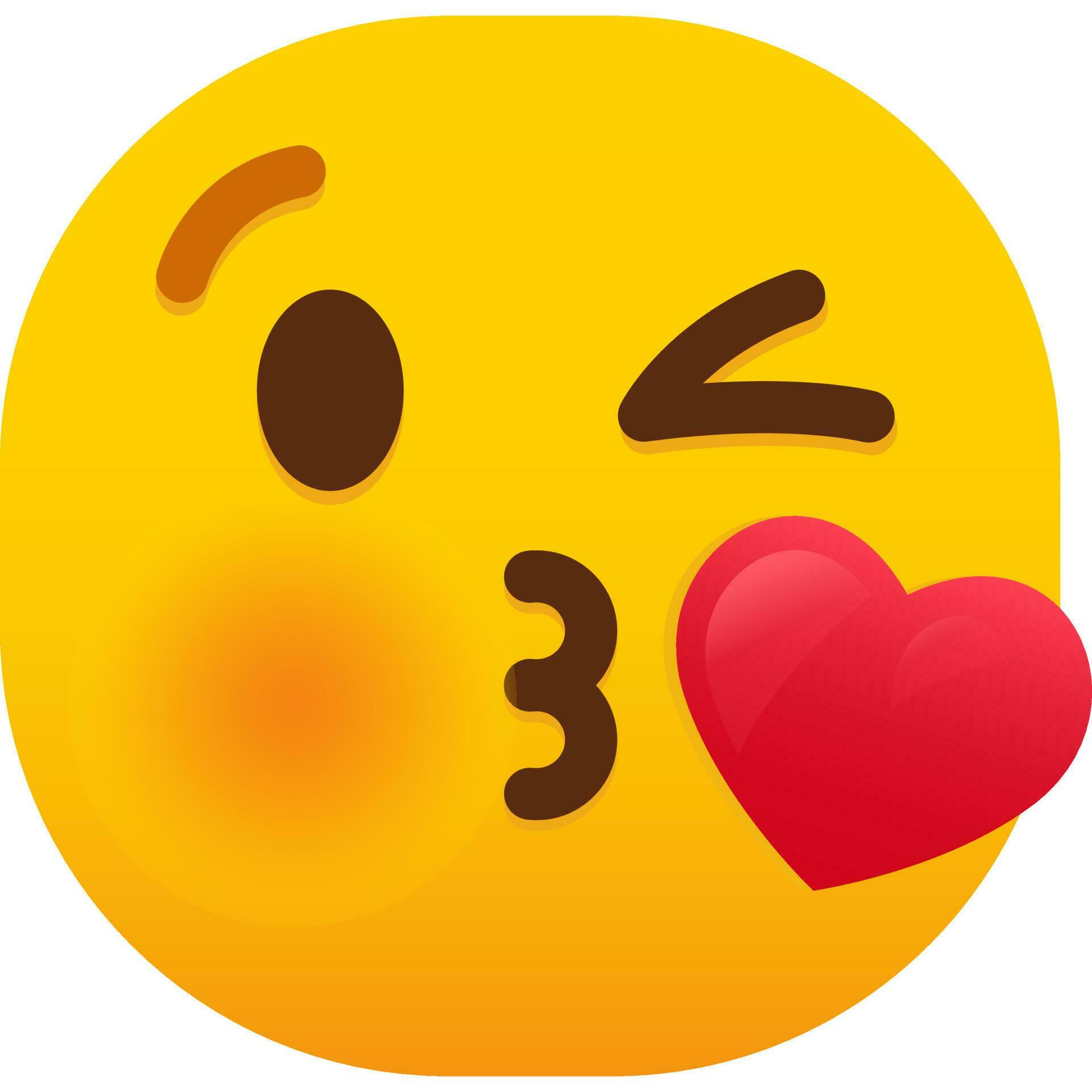 smiling face with hearts emoticon face vector 23899158 Vector Art at
