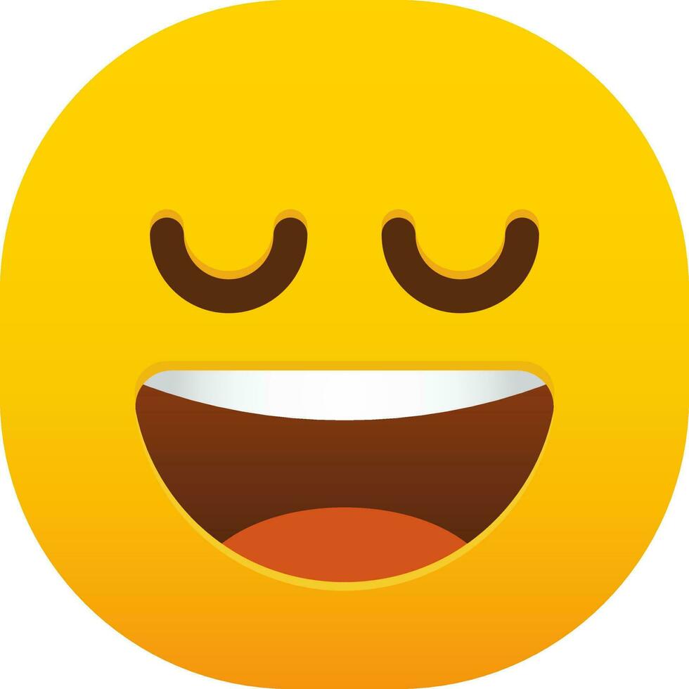 smiling emoticon face vector