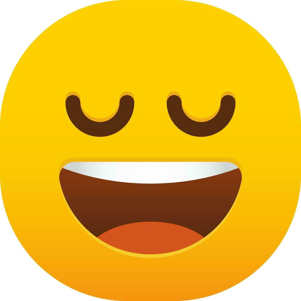 sonriente emoticon cara vector