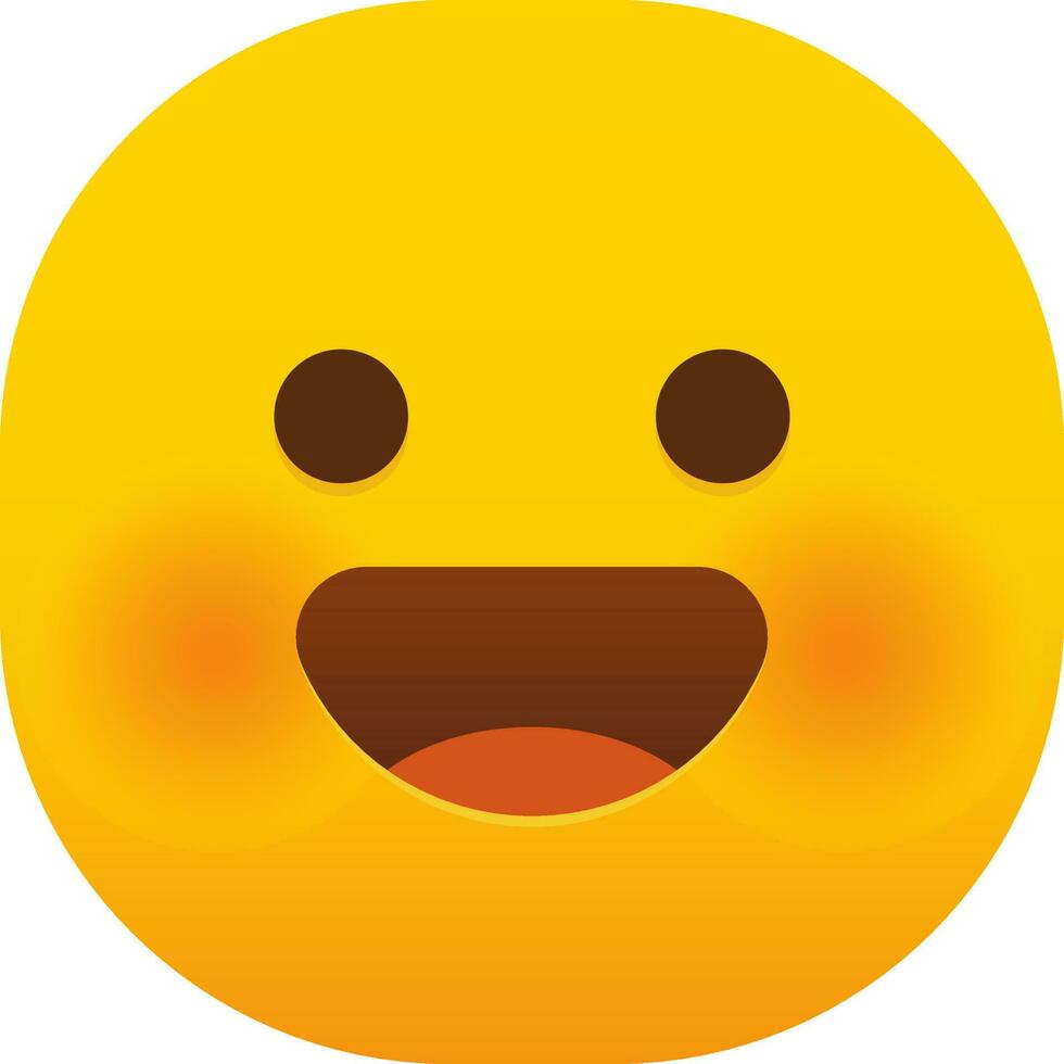 Smiling emoticon face vector 23899189 vector art at vecteezy