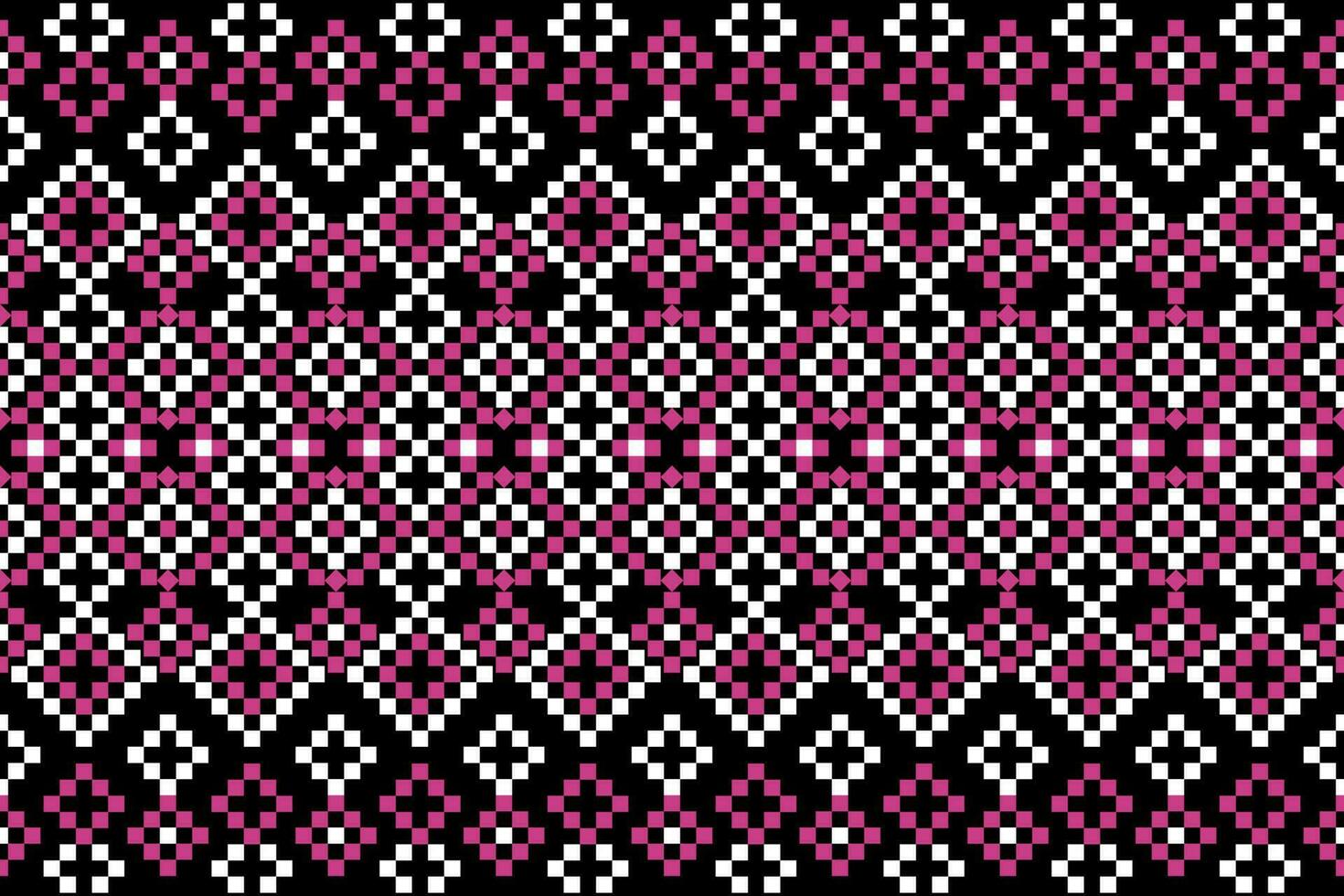 Seamless geometric ethnic asian oriental and tradition pattern design for texture and background. Silk and fabric pattern decoration for carpet, Thai clothing, wrapping and wallpaper vector