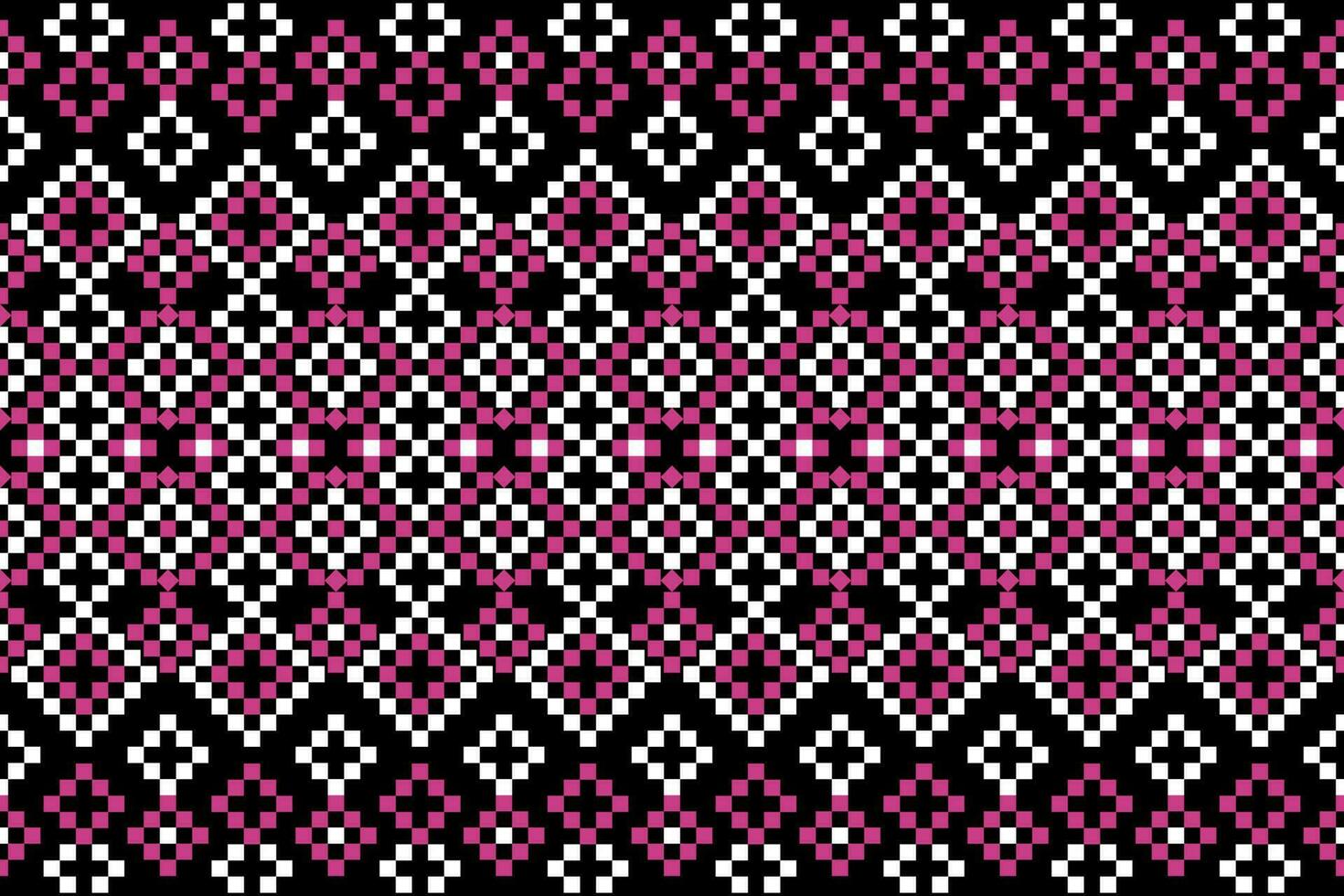 Seamless geometric ethnic asian oriental and tradition pattern design for texture and background. Silk and fabric pattern decoration for carpet, Thai clothing, wrapping and wallpaper vector