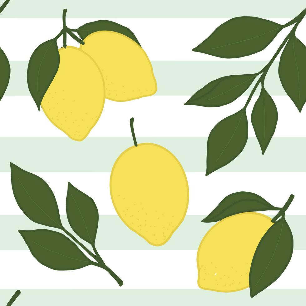 Lemon seamless patterns. Cool abstract and yellow design object . For fashion fabrics, kids clothes, home decor, quilting, T-shirts, cards and templates, scrapbook and other digital needs vector