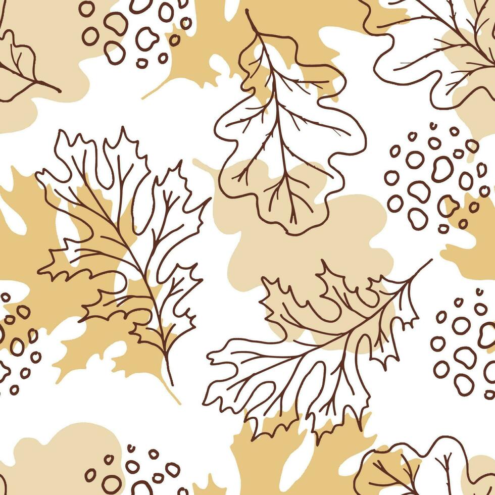 Trendy seamless patterns. Cool abstract and autumn design. For fashion fabrics, kids clothes, home decor, quilting, T-shirts, cards and templates, scrapbook and other digital needs vector