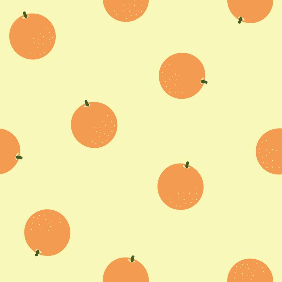 naranja sin costura patrones. frio resumen y Fruta diseño concepto. para Moda telas, niños ropa, hogar decoración, acolchado, camisetas, tarjetas y plantillas, álbum de recortes y otro digital necesidades vector