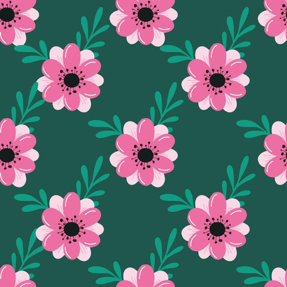 Trendy seamless patterns. Cool abstract and floral design. For fashion fabrics, kids clothes, home decor, quilting, T-shirts, cards and templates, scrapbook and other digital needs vector