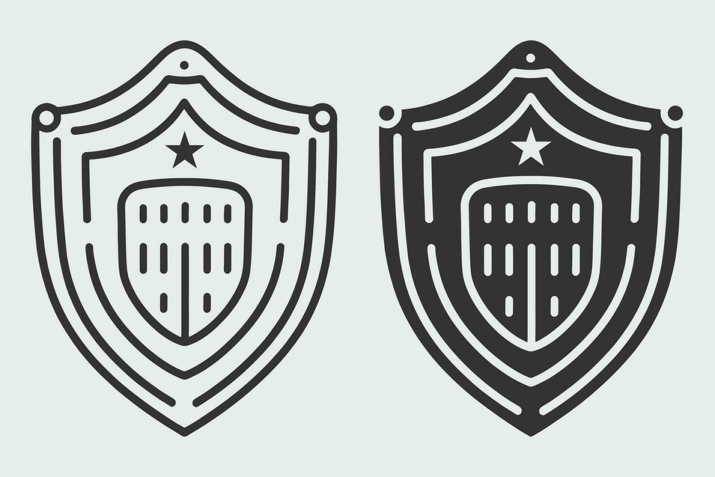 Shield vector, Shield outline style line art,  medieval shield, Royal shield, heraldic shield, Heraldic ornamental shields collection vector