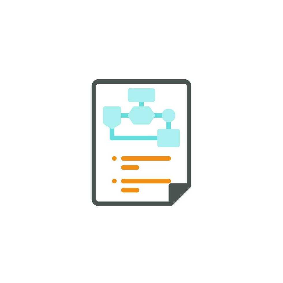 Plan Scheme Structure Icon vector