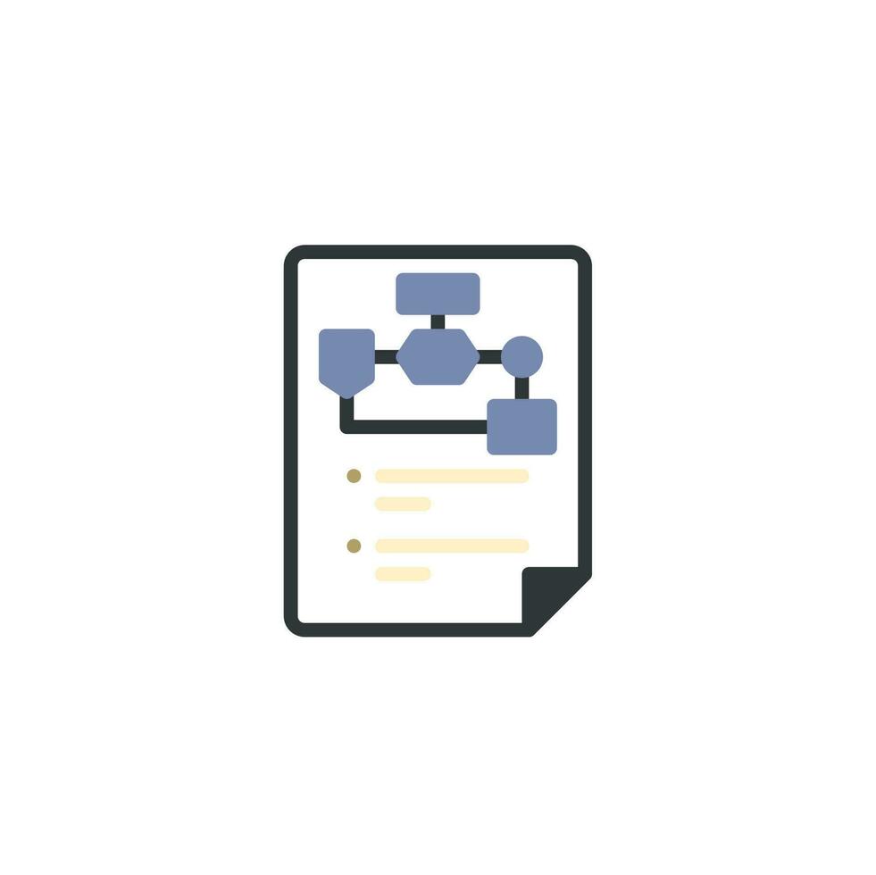 Plan Scheme Structure Icon vector