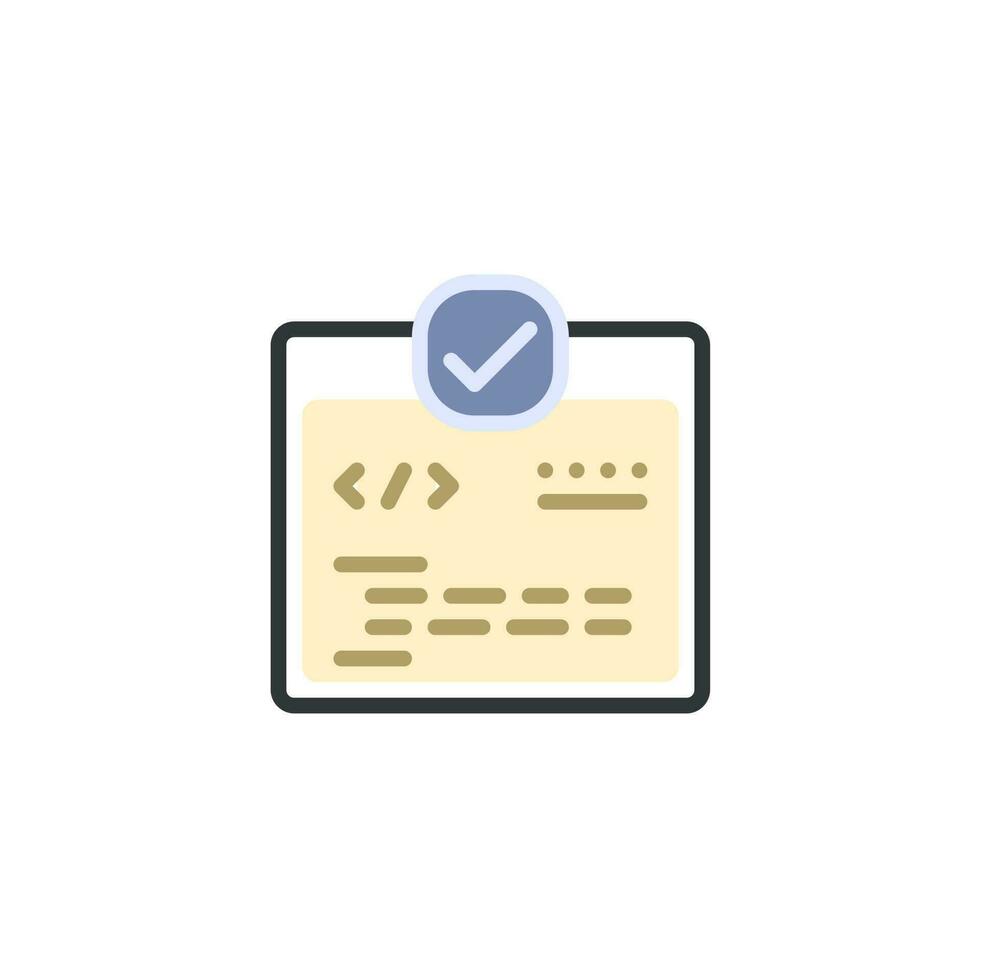 Development Clean Code Icon vector