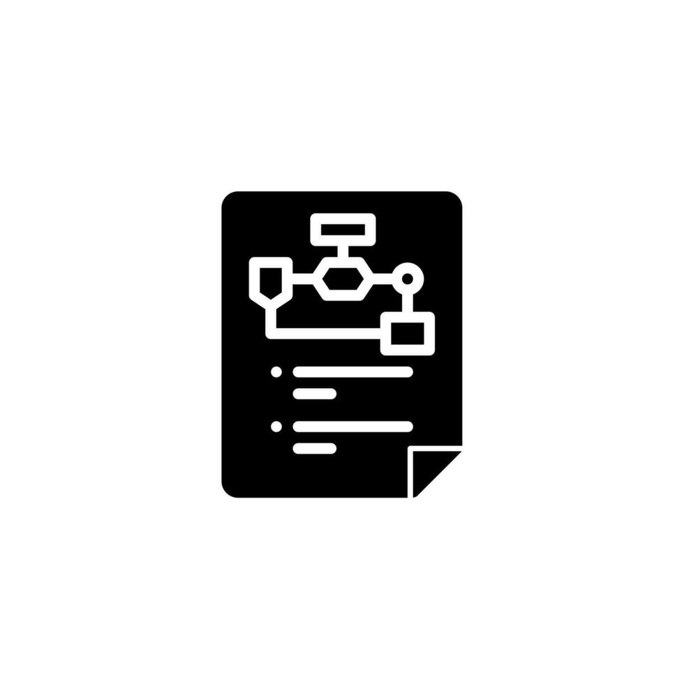 Plan Scheme Structure Icon vector