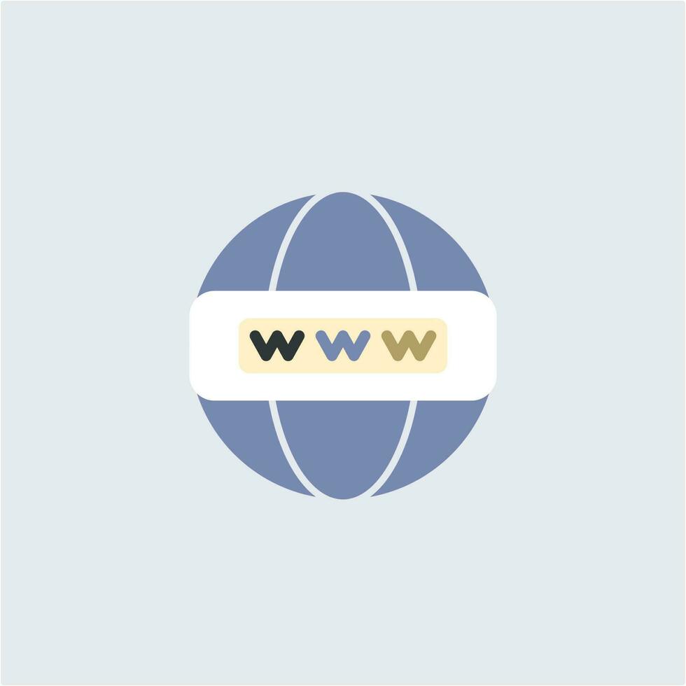 Connection Internet Web Icon vector