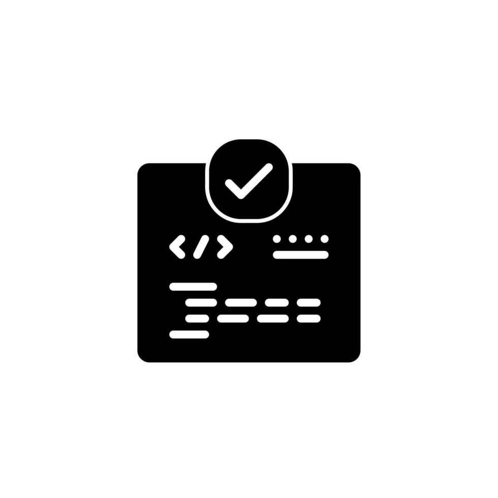 Development Clean Code Icon vector