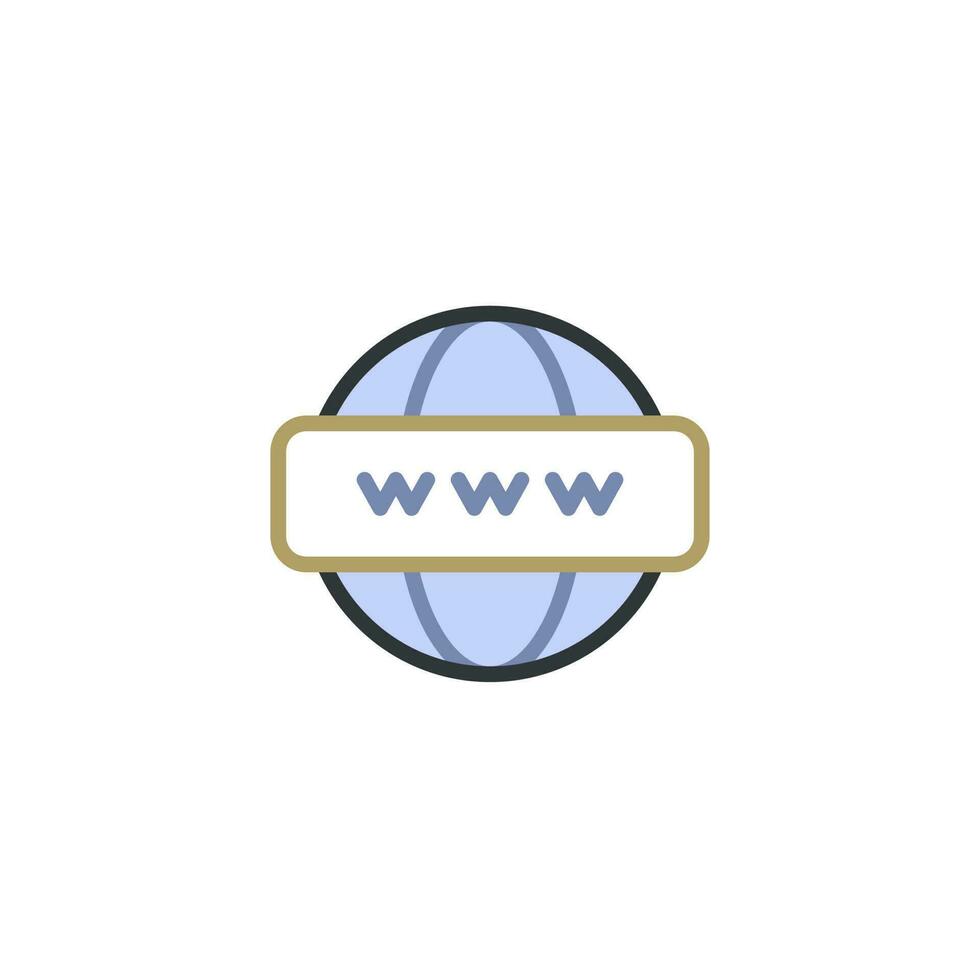 Connection Internet Web Icon vector