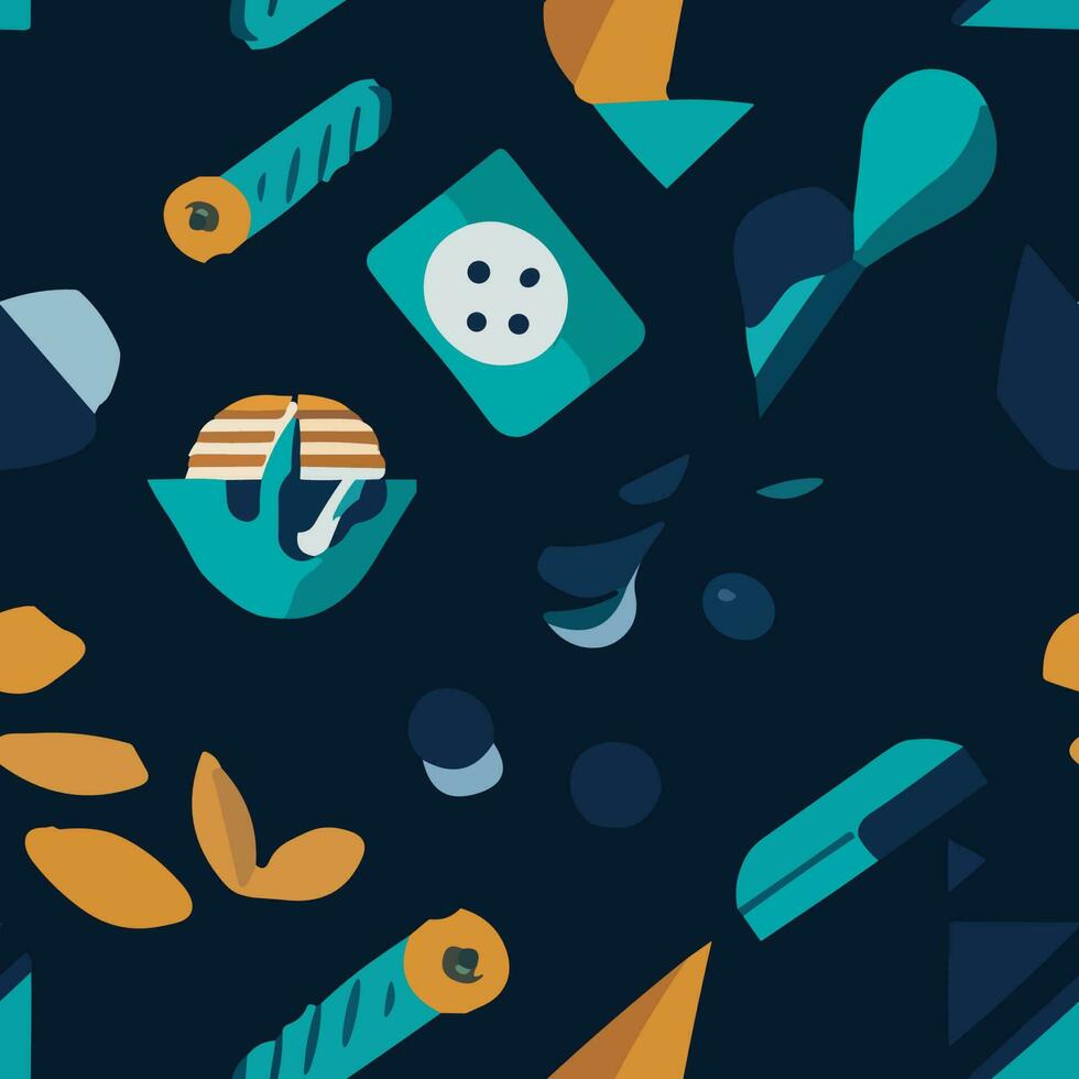 Geometric Retro Pop Art Pattern trendy and stylish design that is perfect for a variety of promotional materials. Our collection of different hand-drawn shapes and textures vector