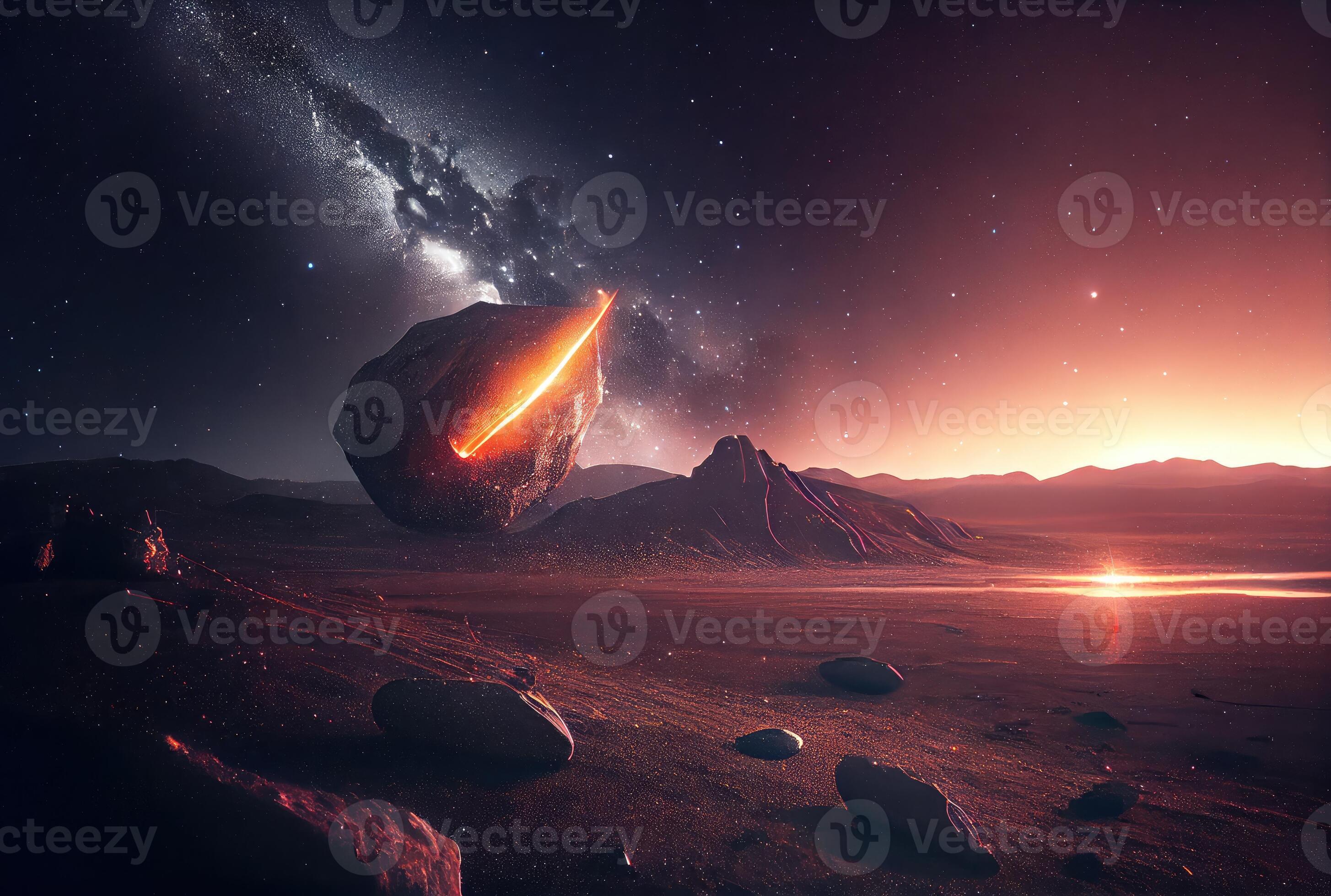 Meteorites and meteor showers are falling from outer space. Science and