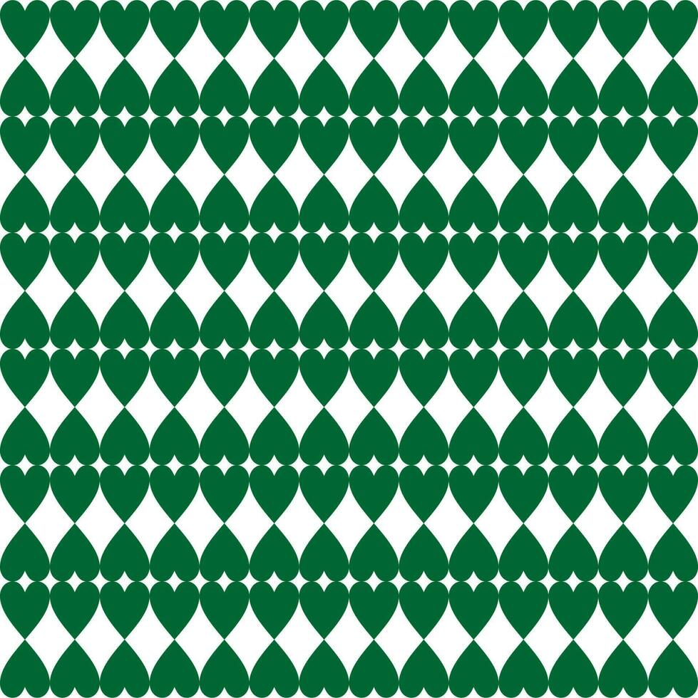 green love pattern background vector