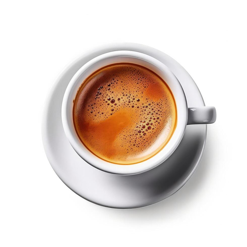 Espresso coffee isolated. Illustration photo