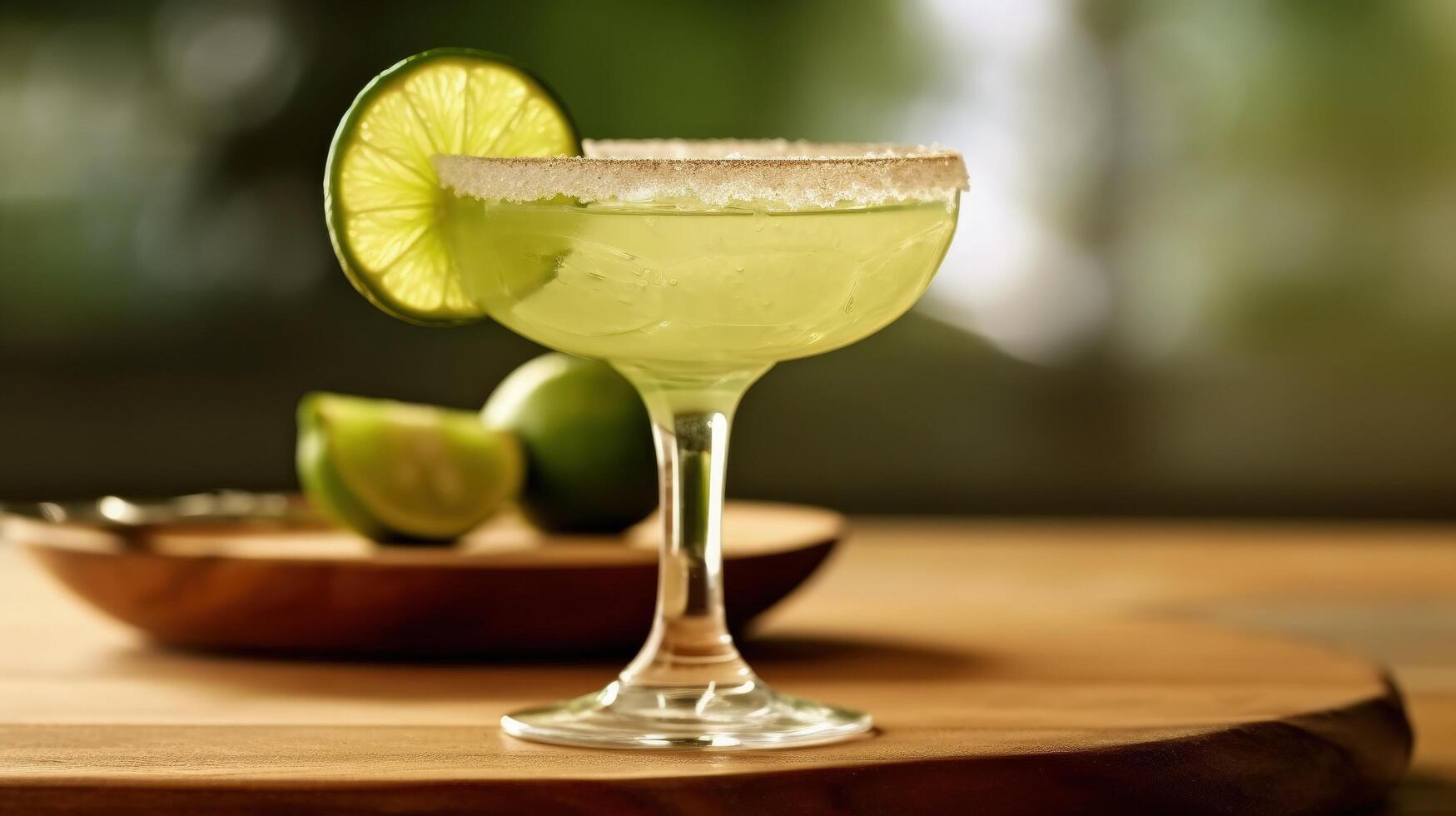 Delicious margarita cocktail Illustration photo