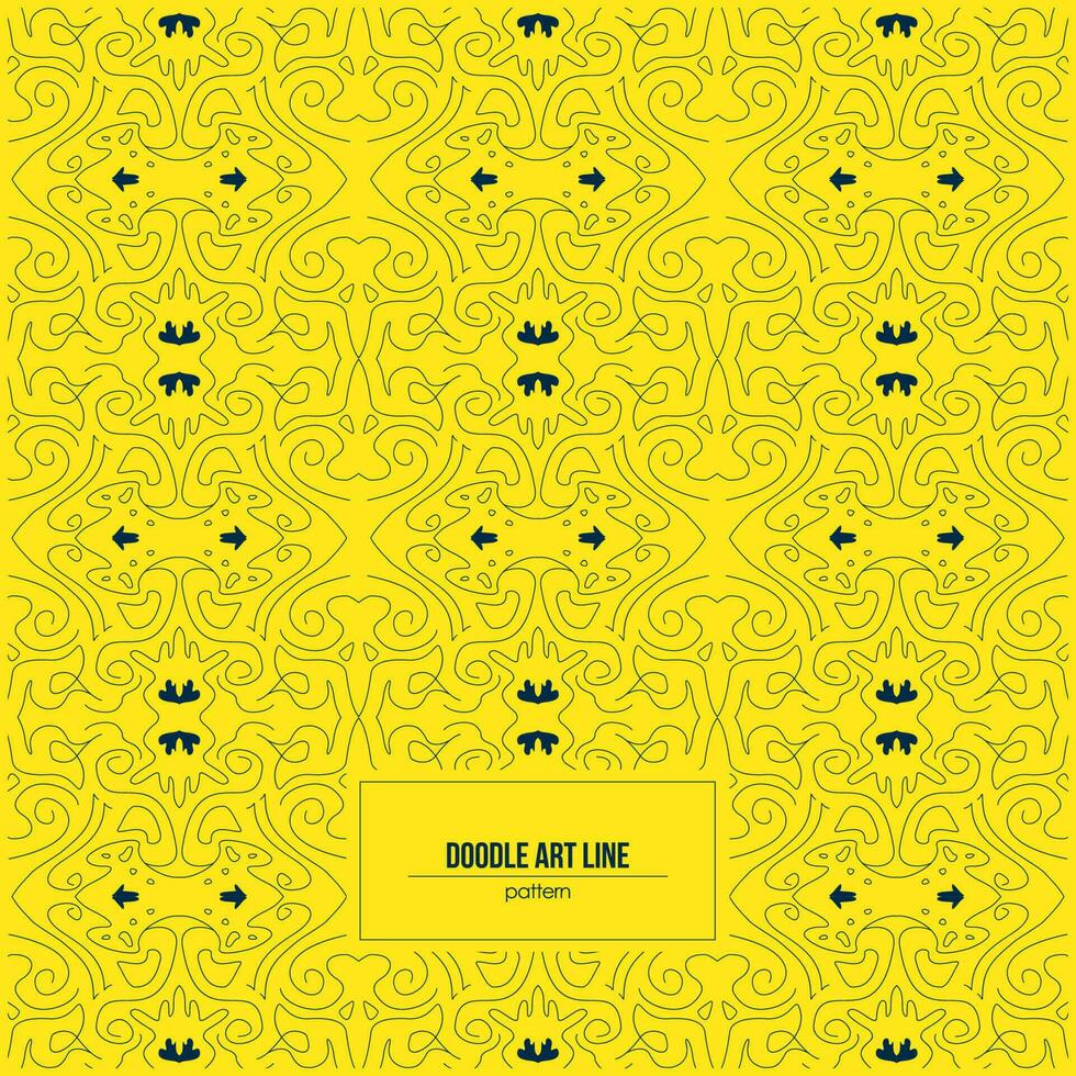 unique doodler art line for creative background vector
