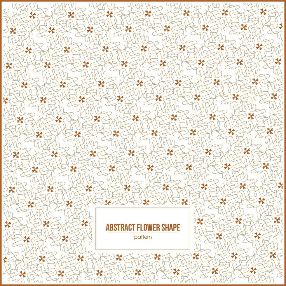 abstract pattern of unique flower with strings. vector