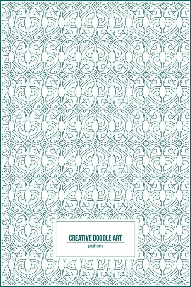 unique and creative doodle art pattern vector