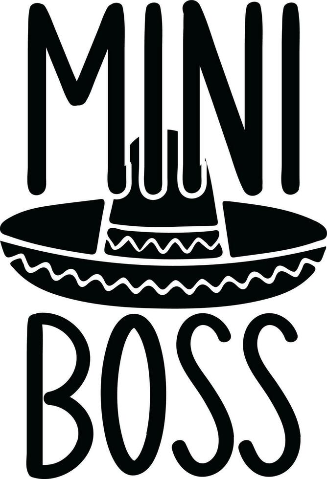 mini boss Best design vector