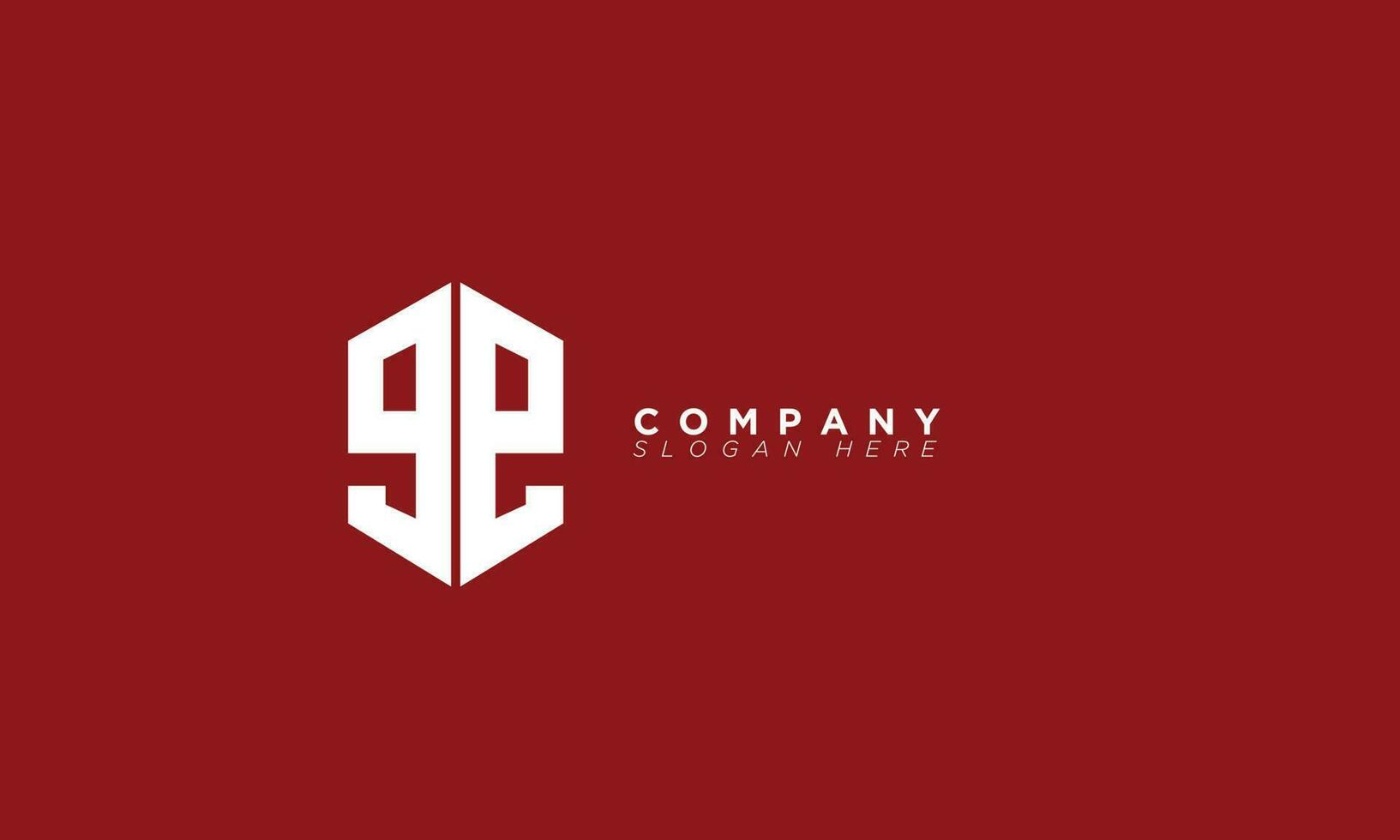 GE Alphabet letters Initials Monogram logo EG, G and E vector