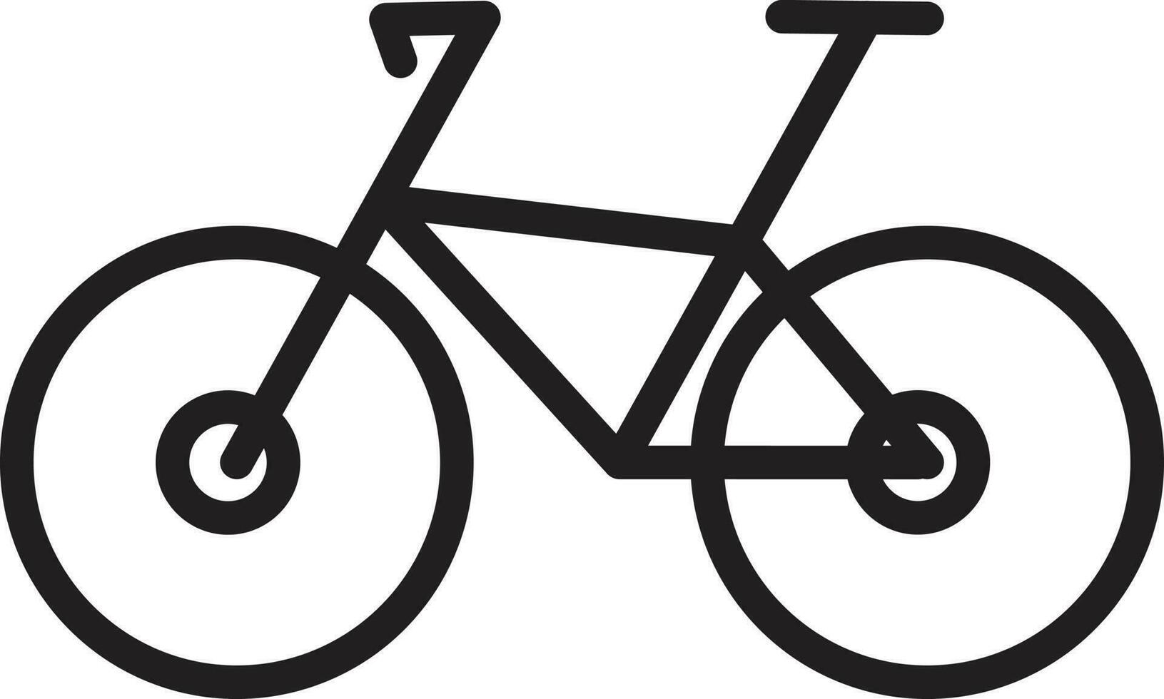 bicycle icon . bike icon vector isolated on white background
