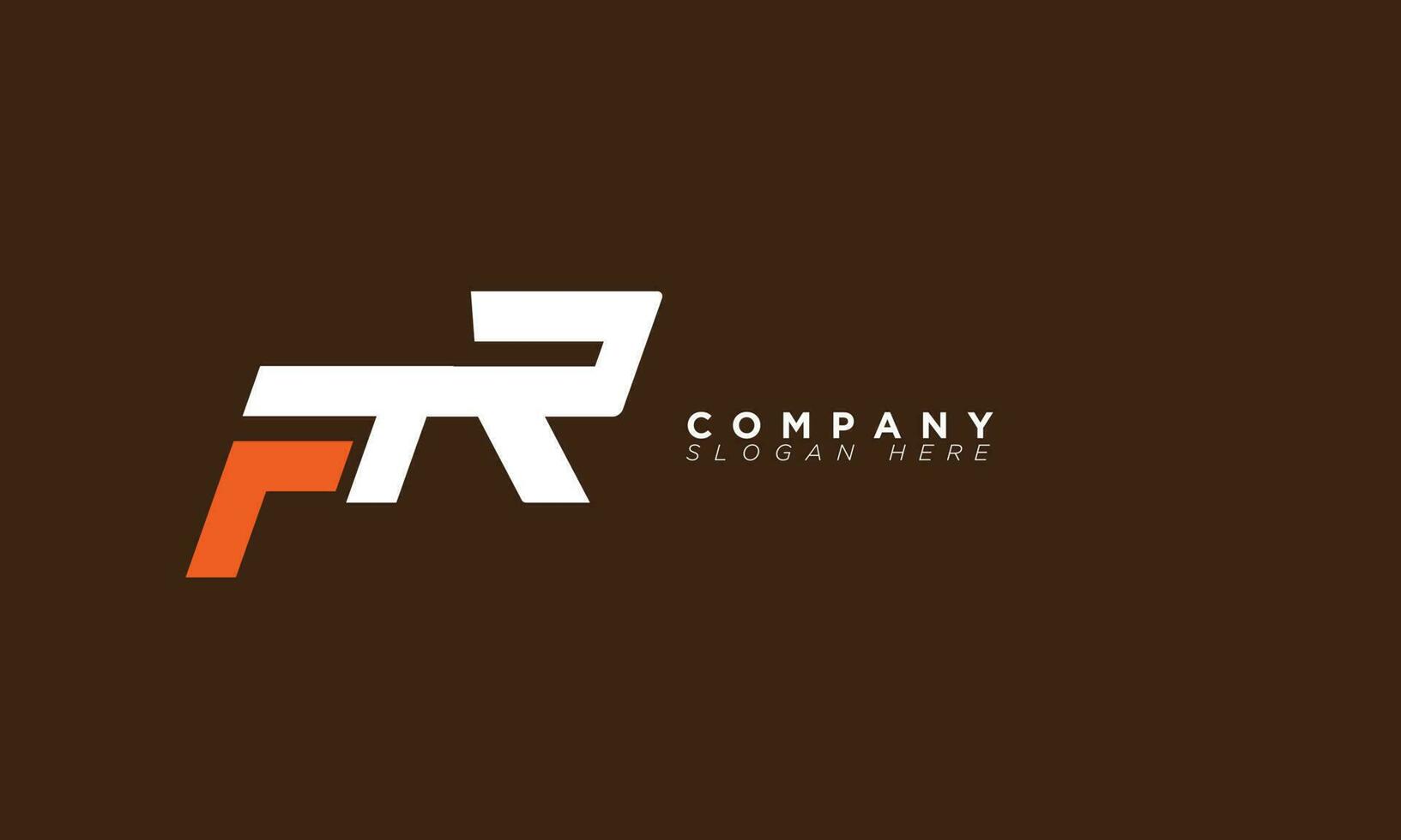 FR Alphabet letters Initials Monogram logo RF, F and R vector