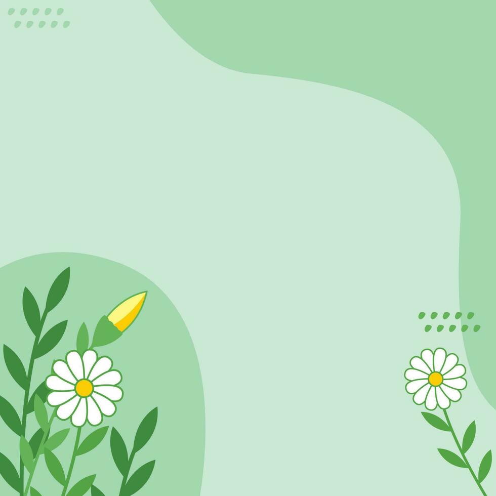 Spring aesthetic background illustration vector