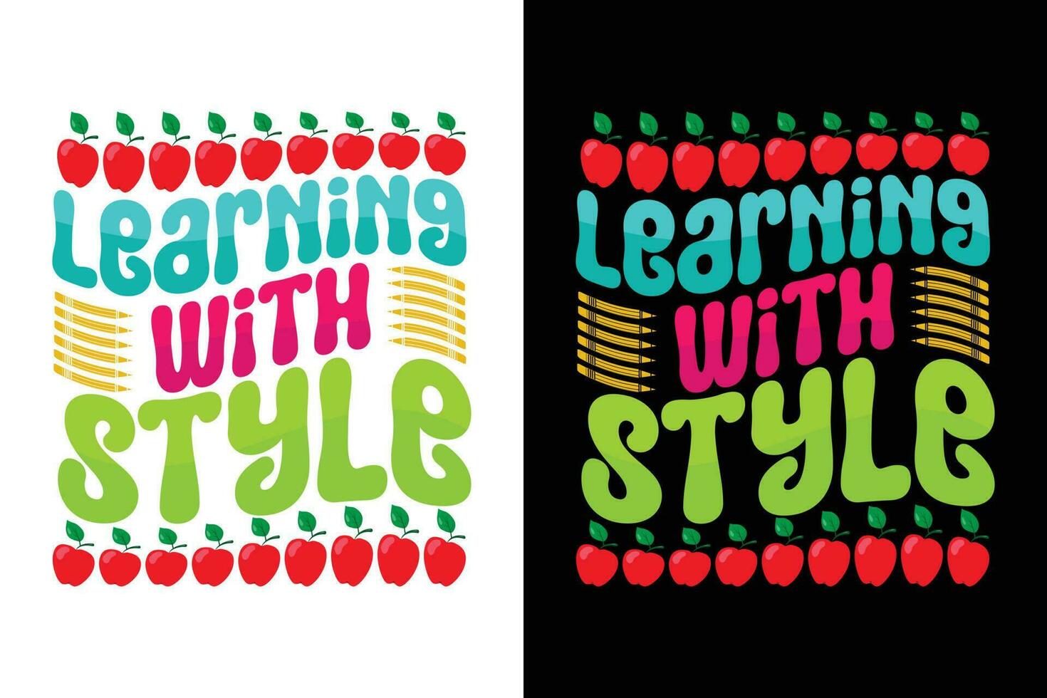 Back to school t-shirt design, 100 days of school, first day, 100-day typography t-shirt, kids t-shirt vector