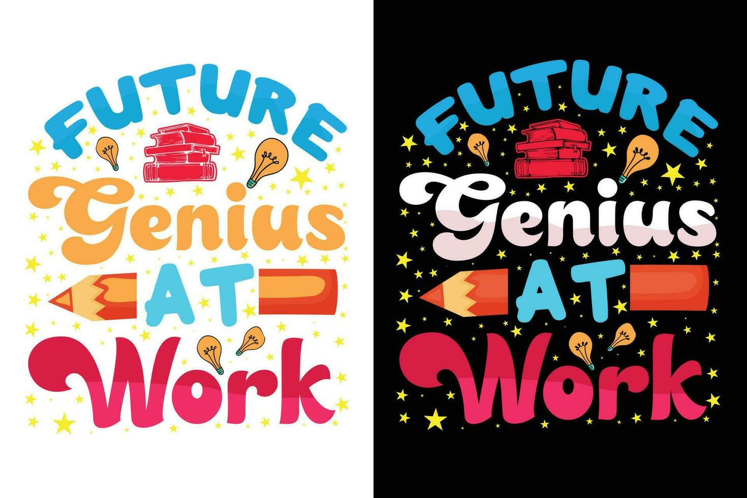 Back to school t-shirt design, 100 days of school, first day, 100-day typography t-shirt, kids t-shirt vector