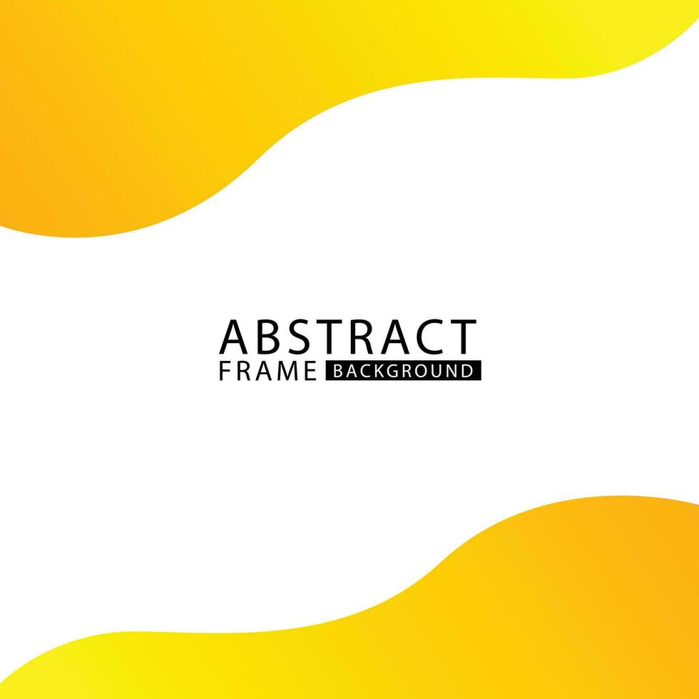 Trendy simple abstract geometric wallpaper with fluid shapes A4. Abstract liquid background with yellow color. Dynamic motion style for banners , pamphlet, poster, frame, border, presentations, flyers vector