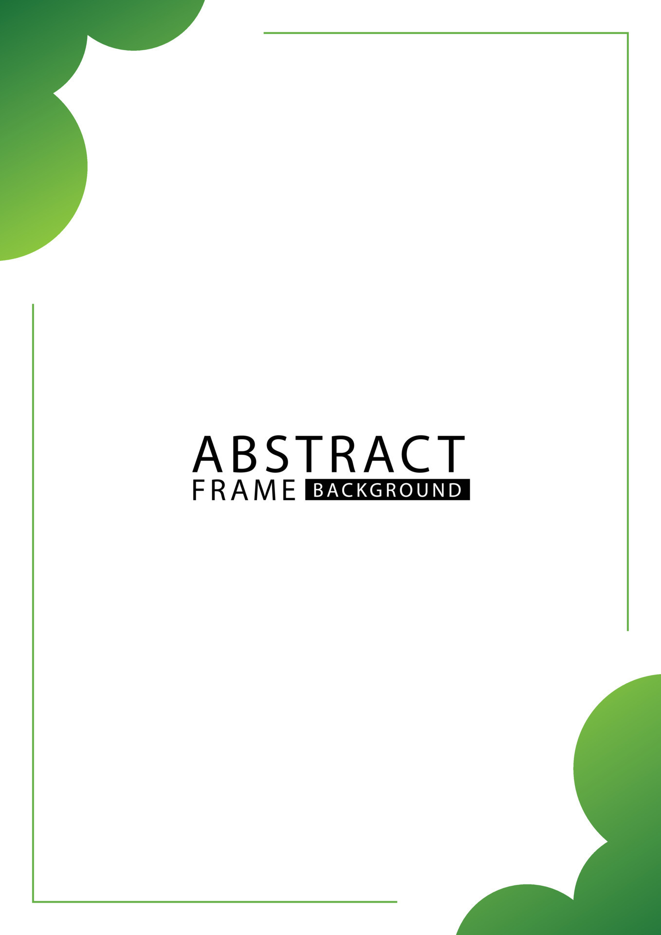 Trendy simple abstract geometric wallpaper with fluid shapes A4