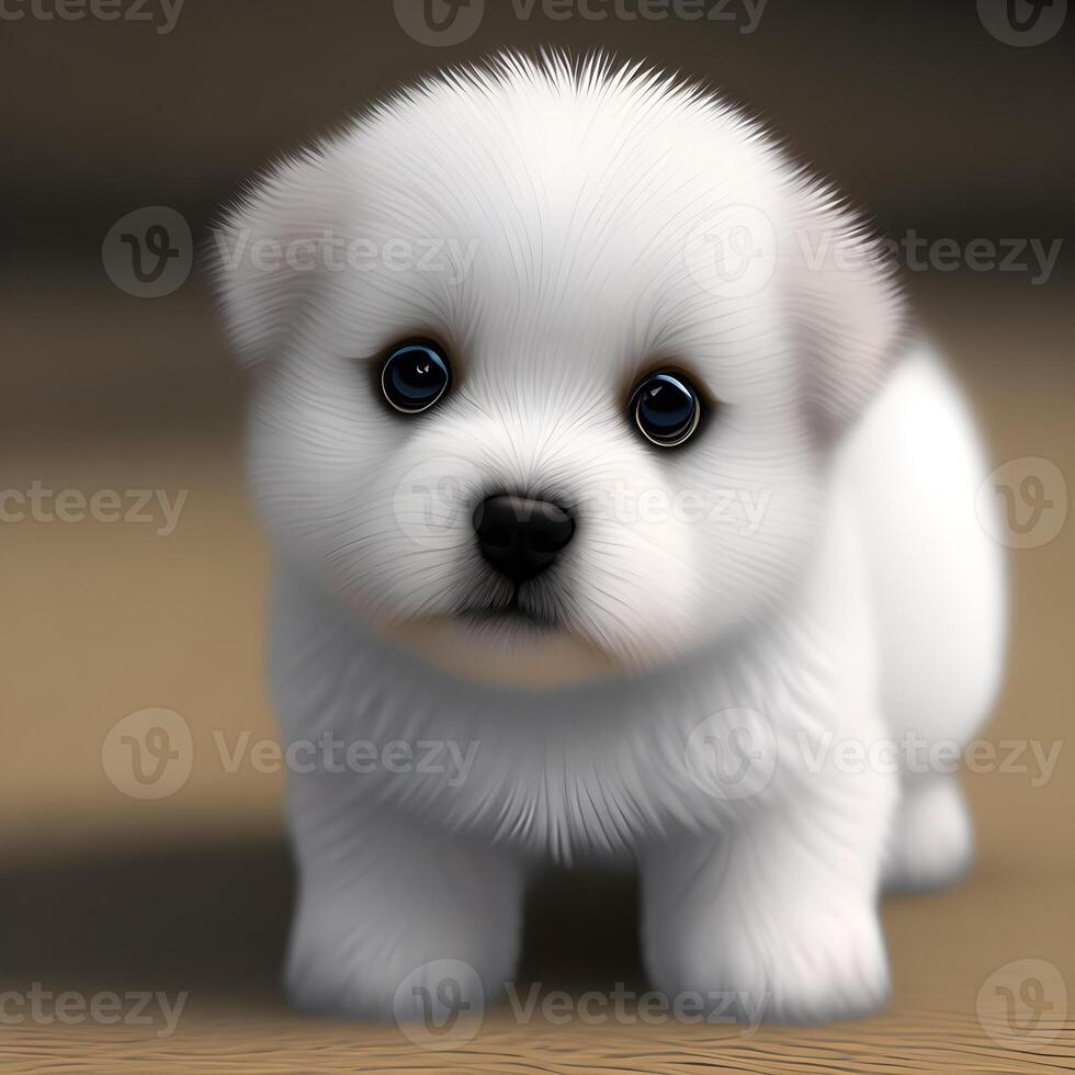 Cute tiny little puppy cub , photo