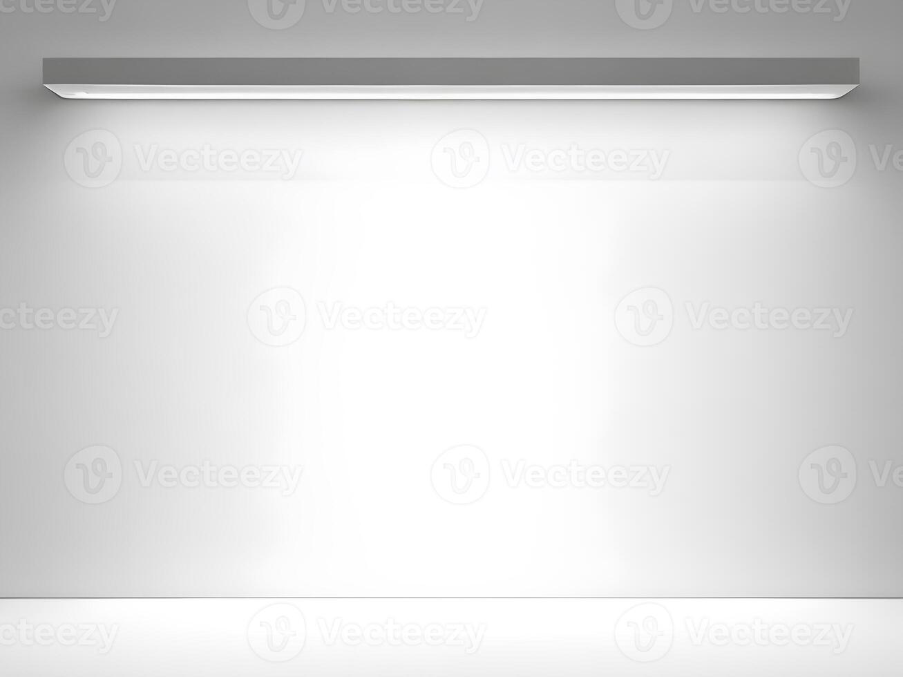 Empty studio room with lights. photo