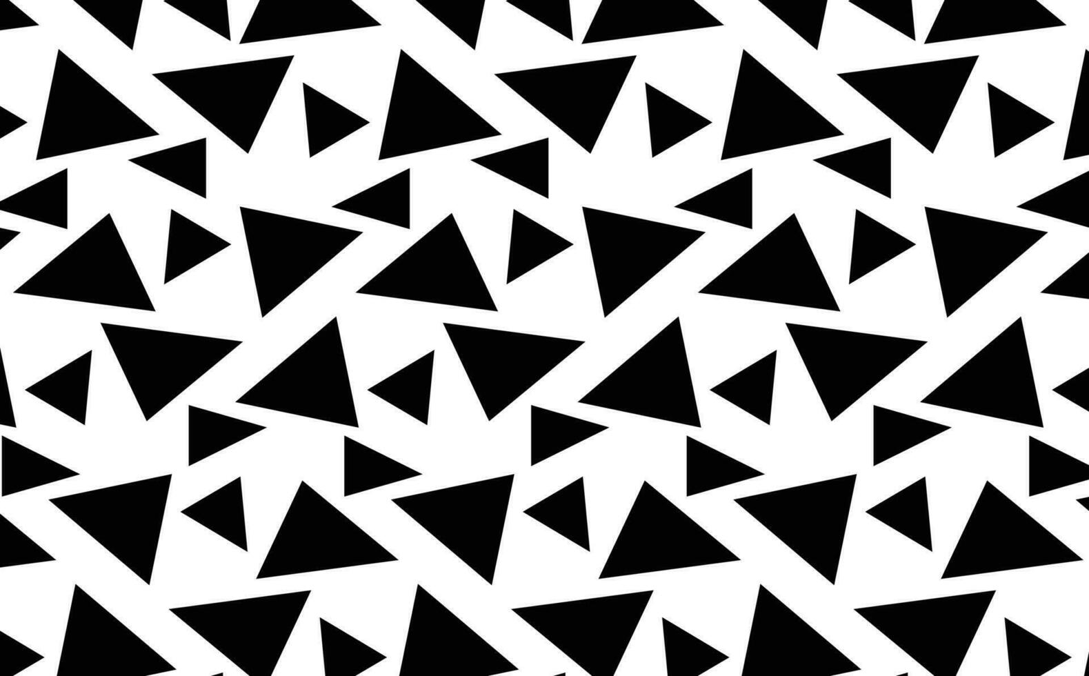 Black and white triangle pattern shaped like shattered glass. Suitable for wallpaper, banner, business, and cover. vector