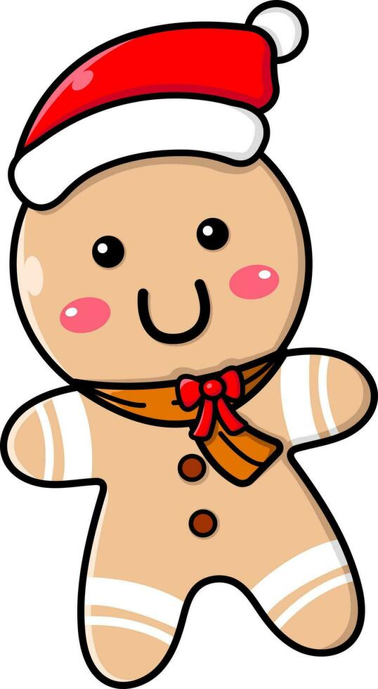 Christmas Gingerman Gingerbread Illustration vector