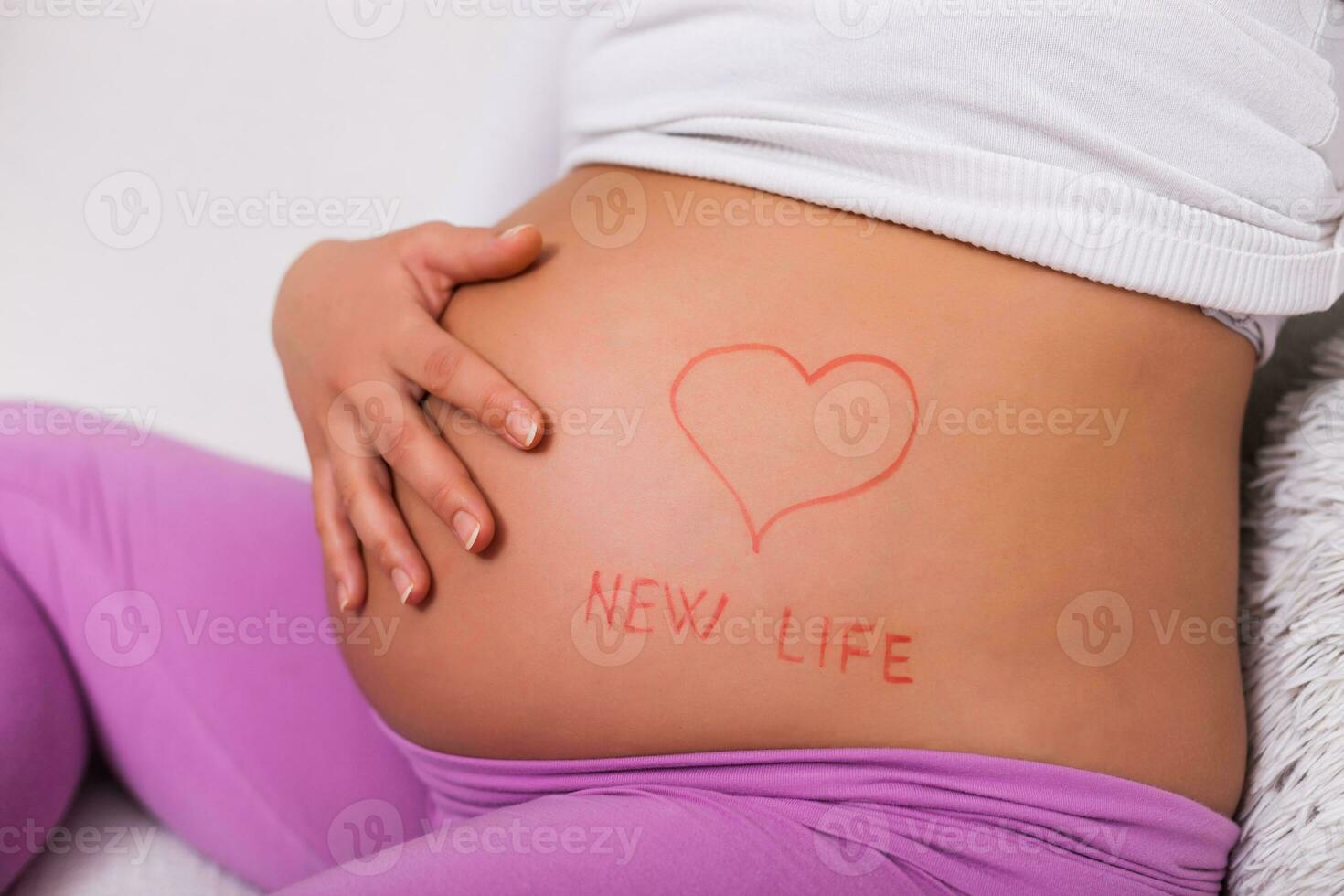 un embarazada mujer foto