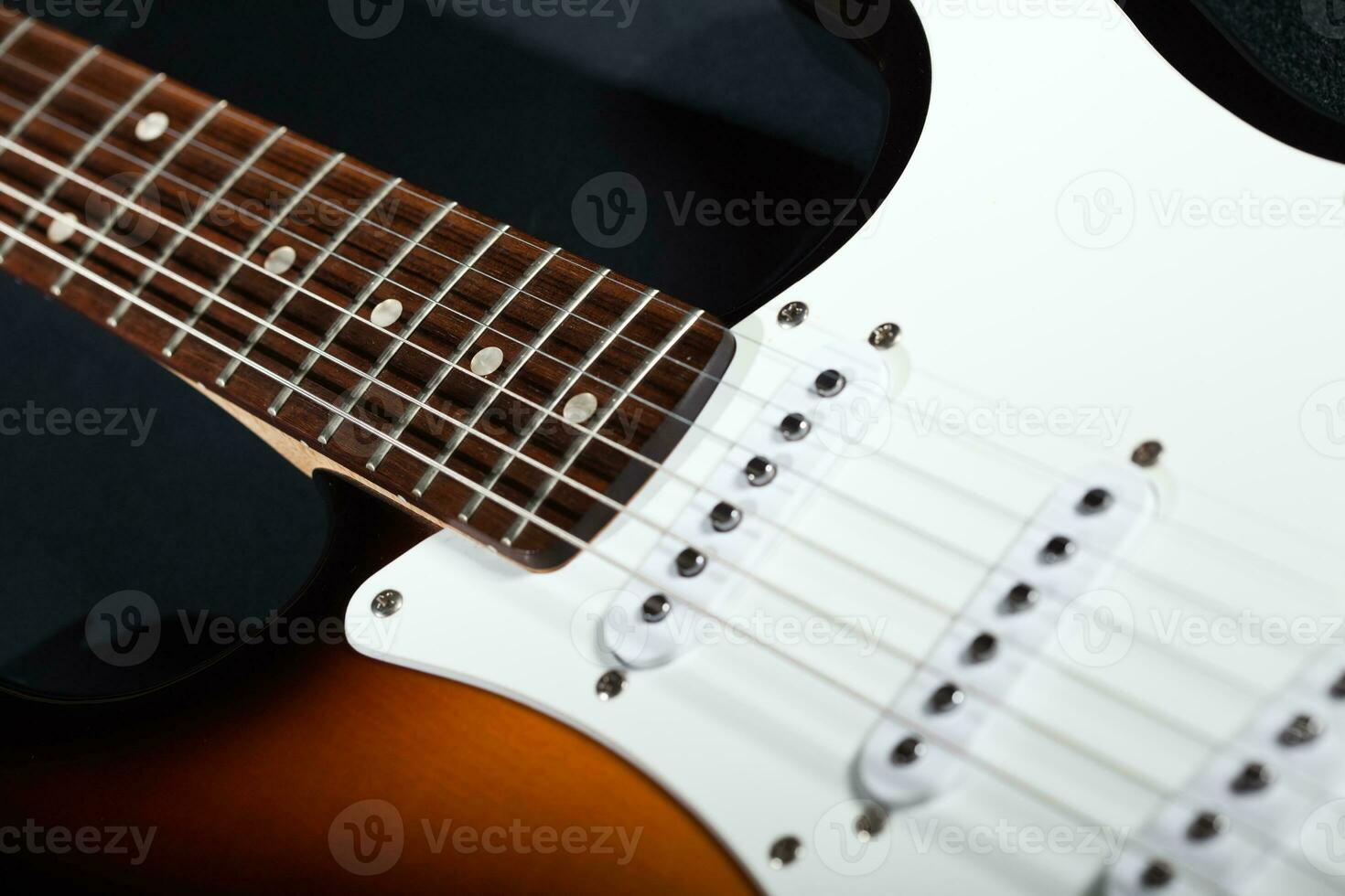 Closeup of a guitar photo